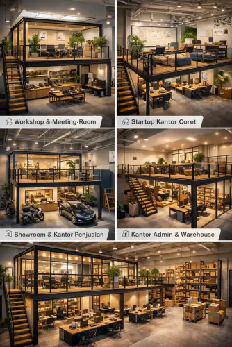 Mezzanine Ruang Kantor di Mampang Prapatan